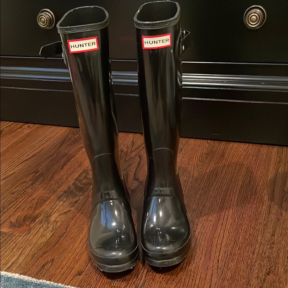 Hunter Black Rain Boots